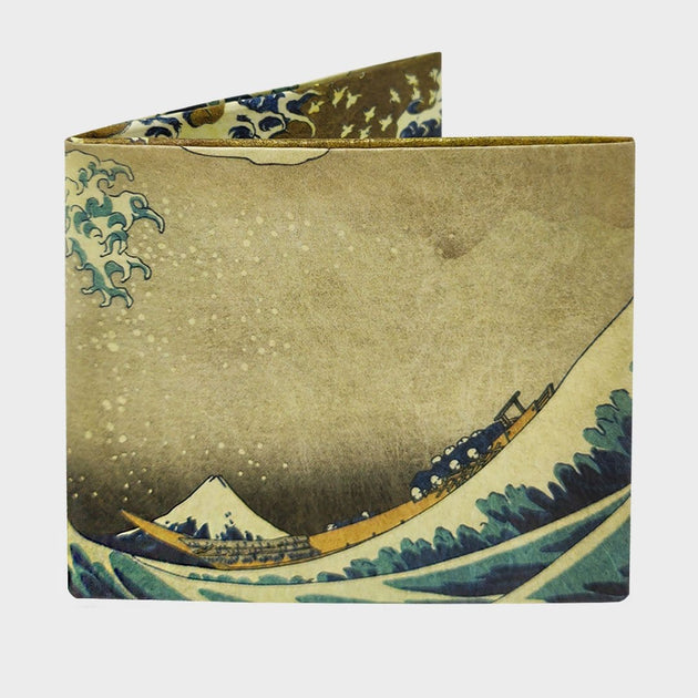 Fine Art Identity Protection RFID Wallet - Hokusai The Great Wave